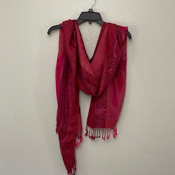 Collection Eighteen Tapestry Style Paisley Scarf - Picture 1 of 4